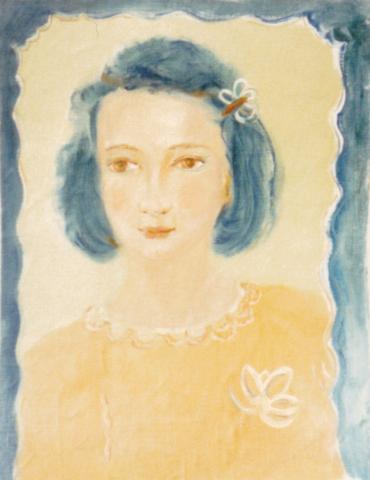 Mig Quinet, Portrait de fillette, 1939