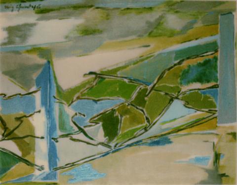 Mig Quinet, Terrasse d’Ollomont, 1946