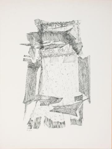 Mig Quinet, Fenêtre au rideau guipuré, 1972