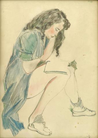 Mig Quinet, La lectrice, 1949
